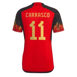 Belgien Yannick Carrasco #11 Hemmatröja VM 2022 Kortärmad